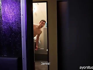 Simon interrupted dimension masturbating in the shower